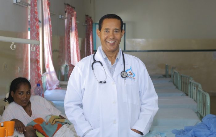 Dr Bitew at Hamlin's Bahir Dar Fistula Hospital