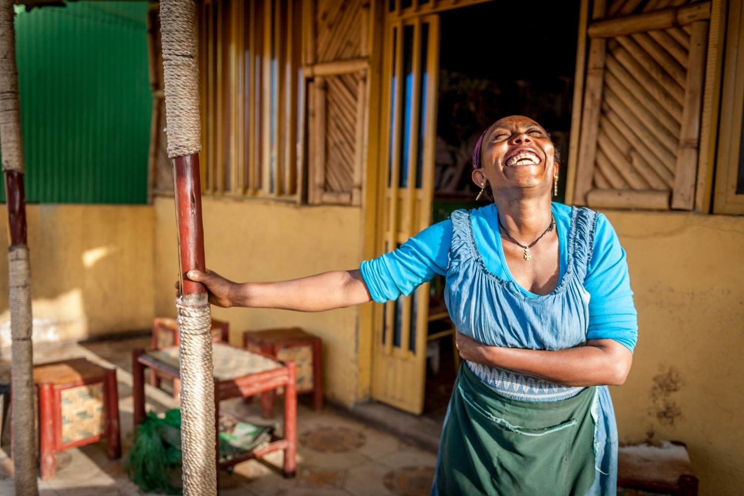 Women laughing Hamlin fistula ethiopia